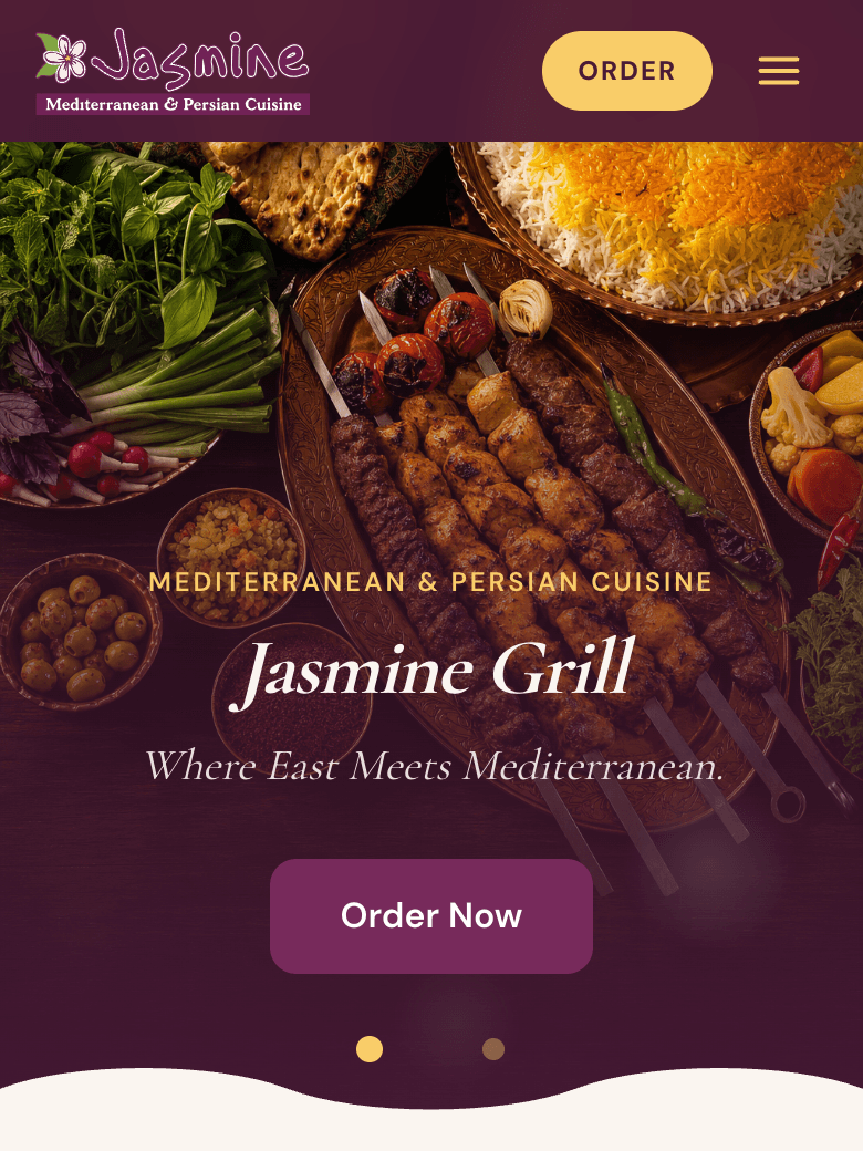 Jasmine Grill website
