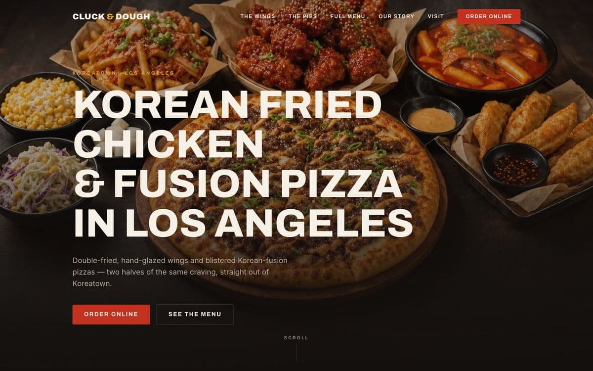 Cluck & Dough,一个用 NomAgain 搭建的真实下单网站